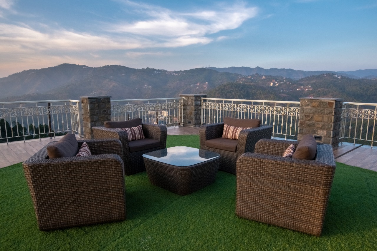 Outdoor furniture PE Wicker dark brown set