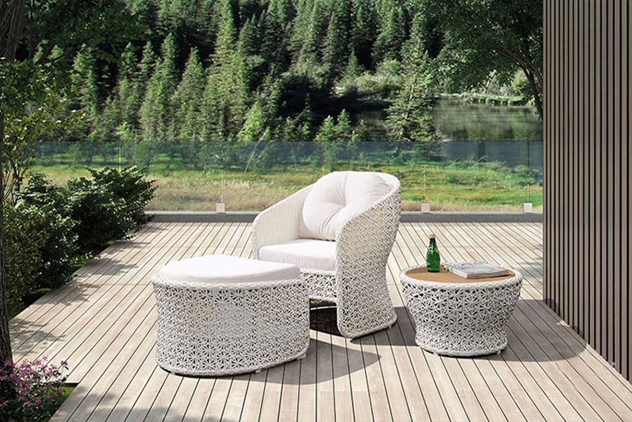 Outdoor furniture PE Wicker set